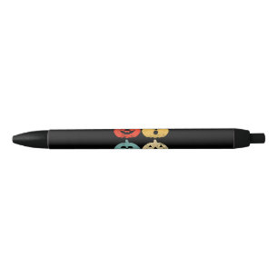 Vintage Halloween Pumpkin Women, Men, Kids, Funny Black Ink Pen