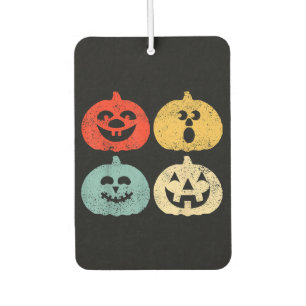 Vintage Halloween Pumpkin Women, Men, Kids, Funny Car Air Freshener