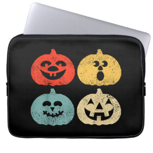 Vintage Halloween Pumpkin Women, Men, Kids, Funny Laptop Sleeve
