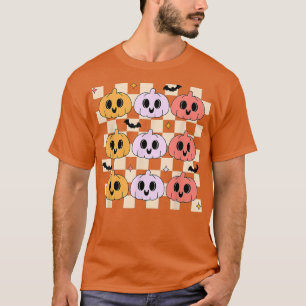 Vintage Halloween Pumpkin Women Men Kids Halloween T-Shirt