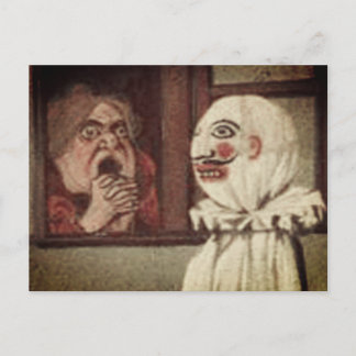 Vintage Halloween Scare Card