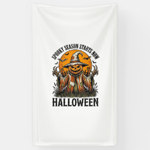 Vintage Halloween Scarecrow Pumpkin Witch Shirt_1 Banner