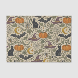 Vintage Halloween Scrollwork Tissue Paper