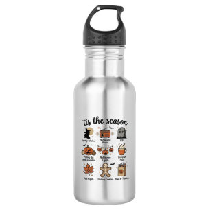 Vintage Halloween Season Checklist Shirt Design_1 532 Ml Water Bottle