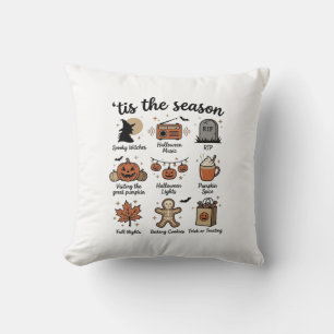 Vintage Halloween Season Checklist Shirt Design_1 Cushion