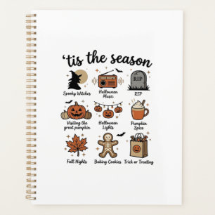 Vintage Halloween Season Checklist Shirt Design_1 Planner