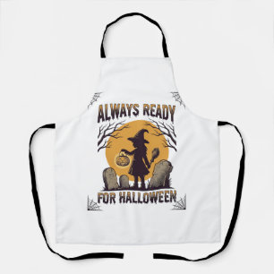 Vintage Halloween Shirt for Spooky Season Fans_1 Apron