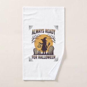 Vintage Halloween Shirt for Spooky Season Fans_1 Hand Towel