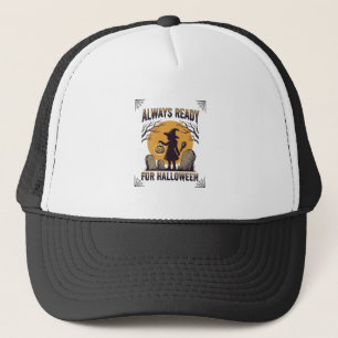Vintage Halloween Shirt for Spooky Season Fans_1 Trucker Hat