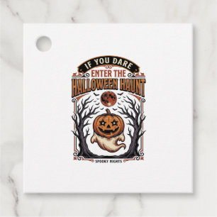 Vintage Halloween Shirt Spooky Engraved Pumpkin Gh Favour Tags