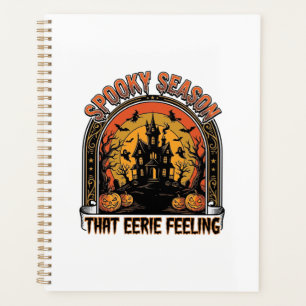 Vintage Halloween Shirt Spooky Season Feeling Desi Planner