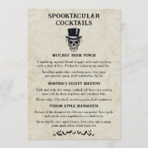 Vintage Halloween Spooktacular Signature Cocktail 
