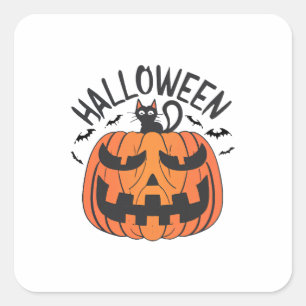Vintage Halloween  Square Sticker