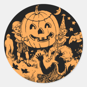 Vintage Halloween Sticker