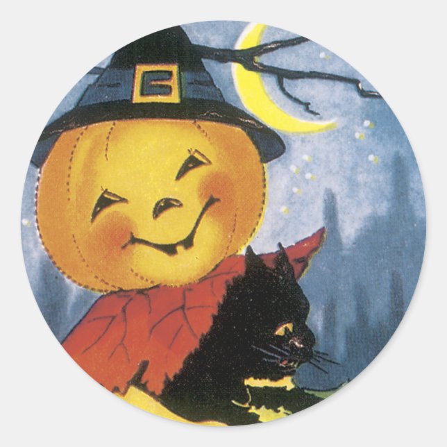 Vintage Halloween Stickers (Front)