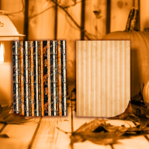 Vintage Halloween Striped Antique Grunge Scrapbook