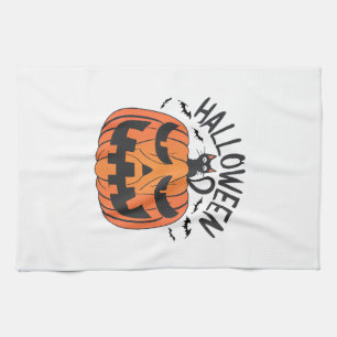 Vintage Halloween  Tea Towel
