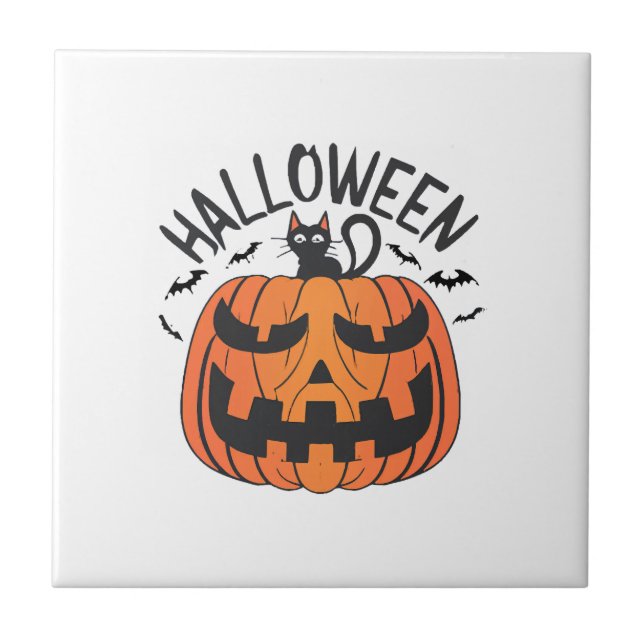 Vintage Halloween  Tile (Front)