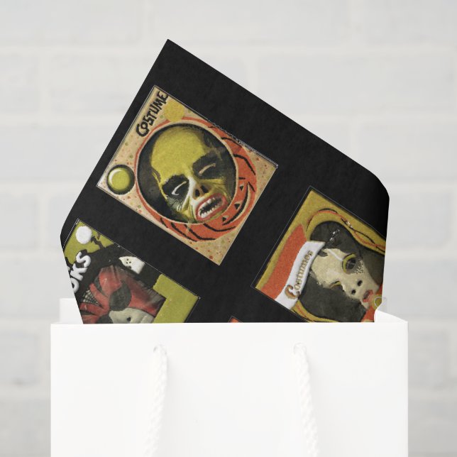 Vintage Halloween Tissue Paper (Gift Bag)