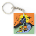 Vintage Halloween Trick Or Treat Kids Sticker