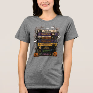 Vintage Halloween VHS, Retro Horror Spooky Season Tri-Blend Shirt