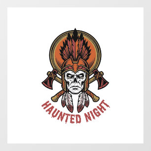Vintage Halloween Warrior Engraving Graphic for Wh