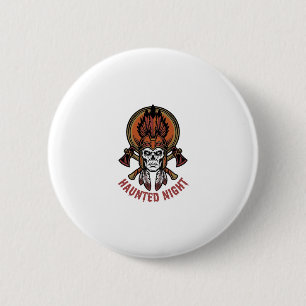 Vintage Halloween Warrior Engraving Graphic for Wh 6 Cm Round Badge