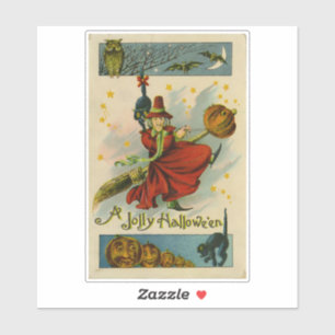 Vintage Halloween Witch 