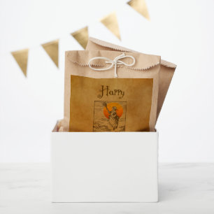 Vintage Halloween Witch Favour Bags