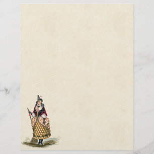 Vintage Halloween Witch Letterhead