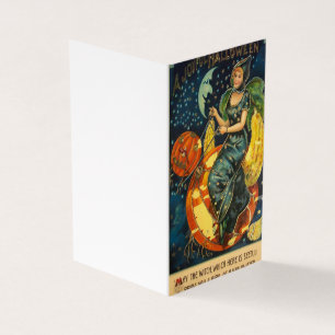 Vintage Halloween Witch Poster