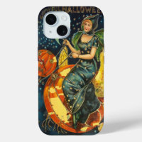 Vintage Halloween Witch Poster