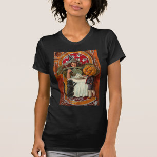 Vintage Halloween Witch T-Shirt