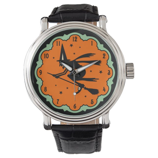 Vintage Halloween Witch Watch (Front)