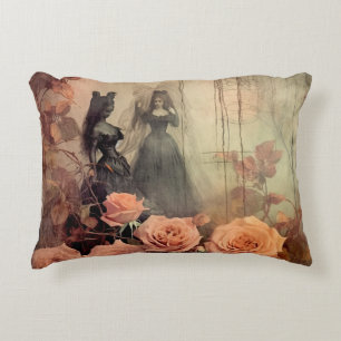 Vintage Halloween Witchcraft (10) Decorative Cushion