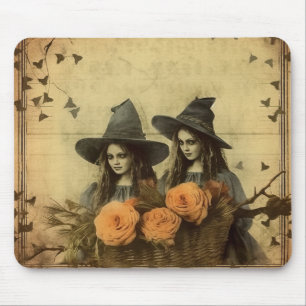 Vintage Halloween Witchcraft (11) Mouse Pad