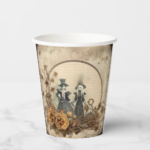 Vintage Halloween Witchcraft (12) Paper Cups