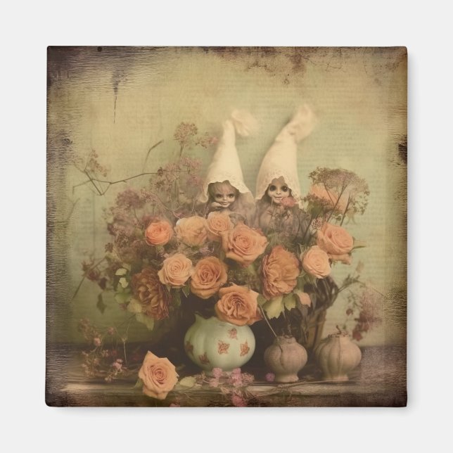 Vintage Halloween Witchcraft (2) Magnet (Front)