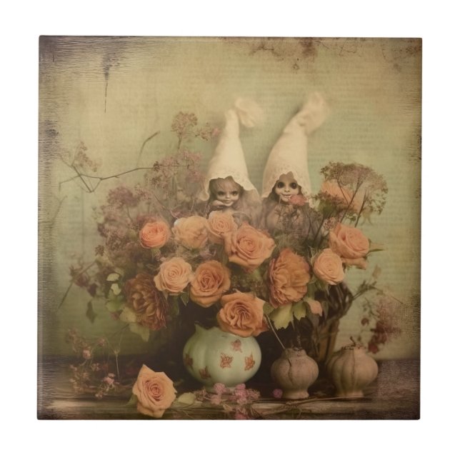 Vintage Halloween Witchcraft (2) Tile (Front)