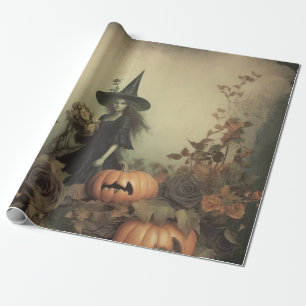 Vintage Halloween Witchcraft (3) Wrapping Paper