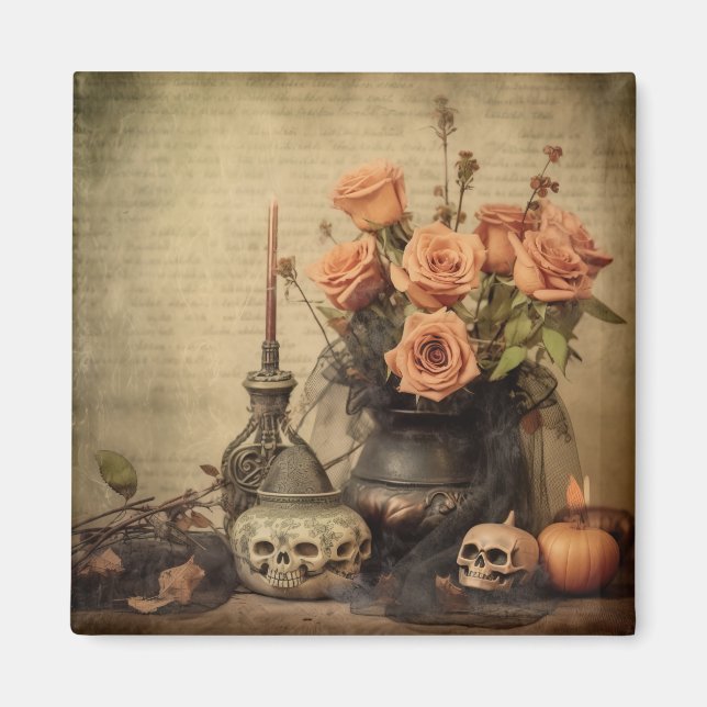 Vintage Halloween Witchcraft (4) Magnet (Front)