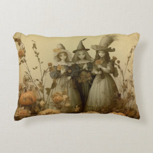 Vintage Halloween Witchcraft (5) Decorative Cushion