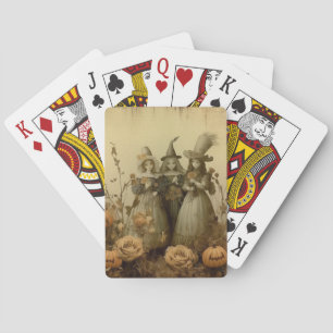 Vintage Halloween Witchcraft (5) Playing Cards