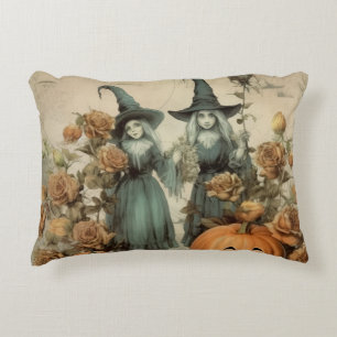 Vintage Halloween Witchcraft (6) Decorative Cushion