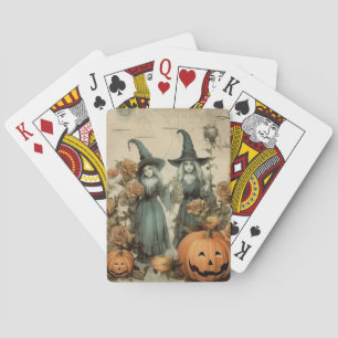Vintage Halloween Witchcraft (6) Playing Cards