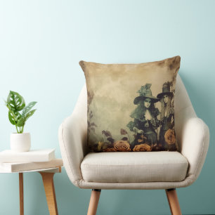 Vintage Halloween Witchcraft (7) Cushion