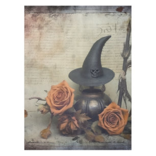 Vintage Halloween Witchcraft (8) Tablecloth