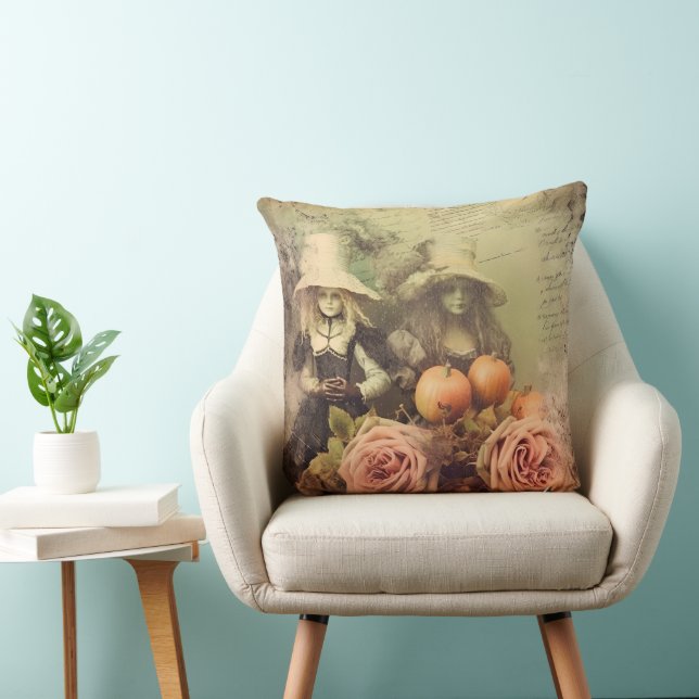 Vintage Halloween Witchcraft Cushion (Chair)