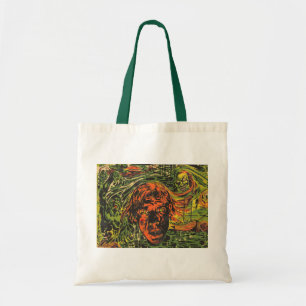 Vintage Halloween Zombies, Grafitti Street Art Tote Bag