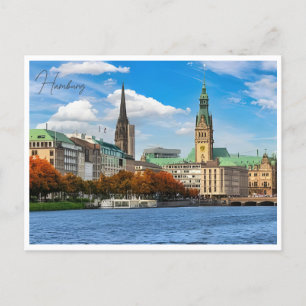vintage Hamburg Germany Elbphilharmonie Travel  Postcard